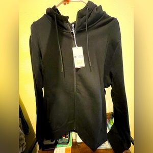 Black Figs zip up hoodie. Never worn.